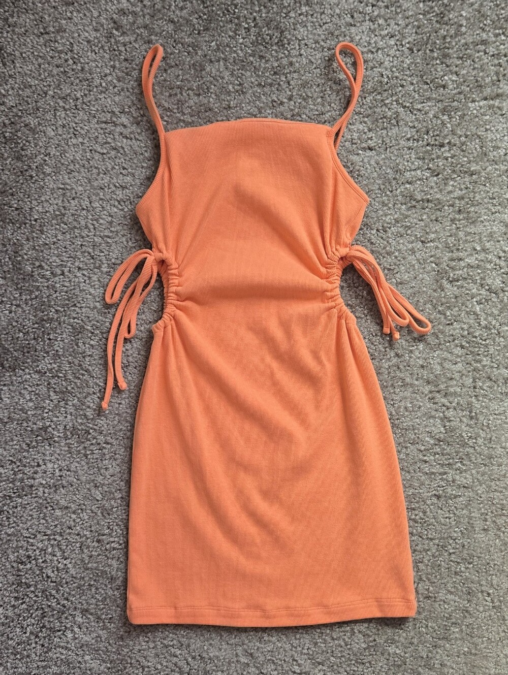 Zara Cut Out Ribbed Mini Dress - Picture 2 of 4